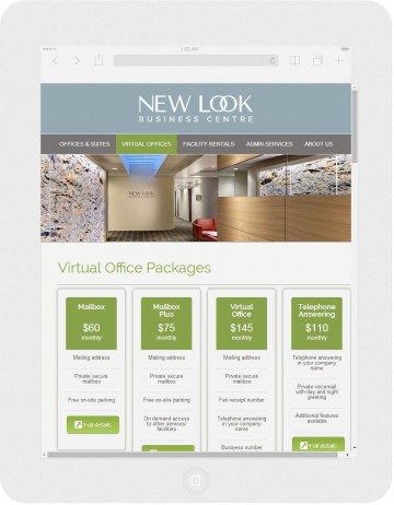 Virtual Offices iPad